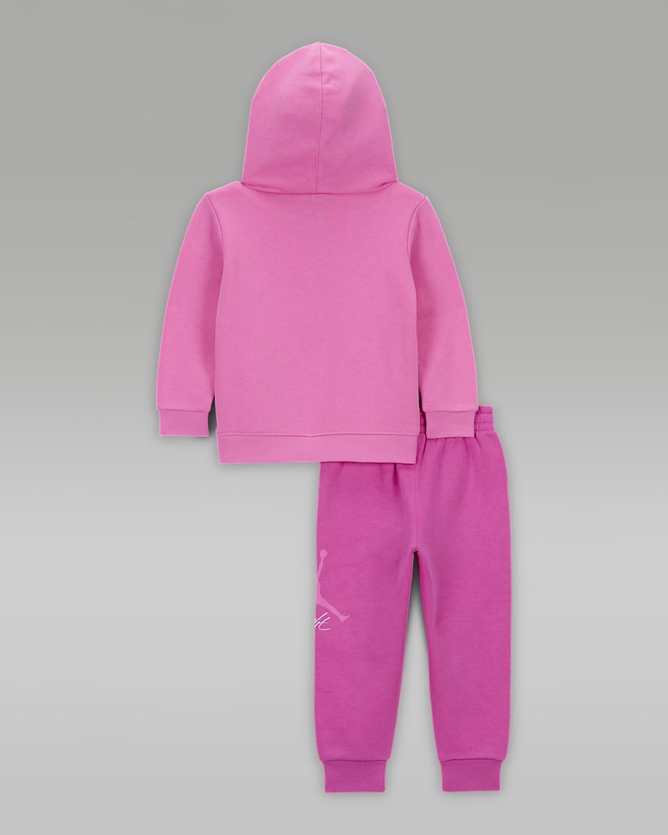 Jordan 2-teiliges MJ Baseline Pullover-Set (Babys, 12–24 M) - Fire Pink