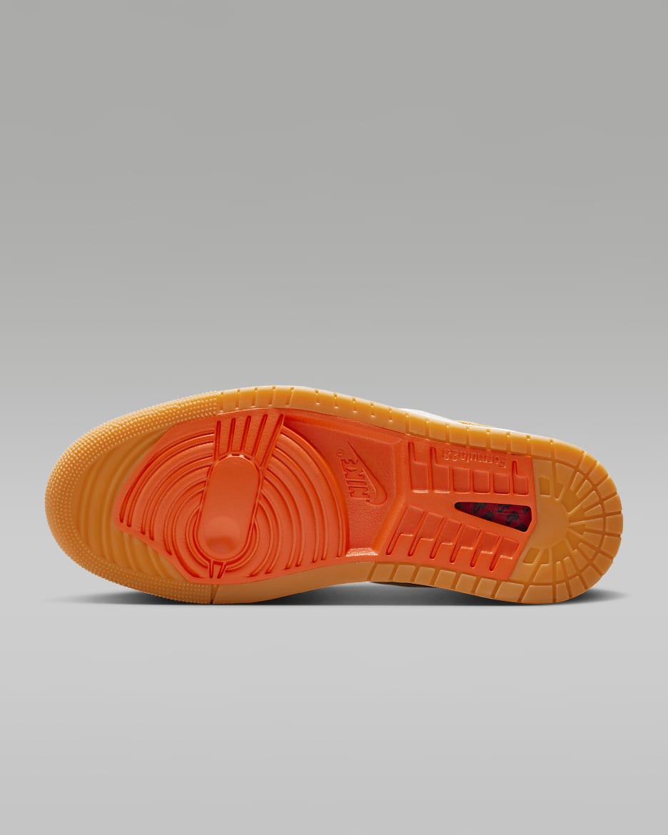 Air Jordan 1 Zoom CMFT 2 Women's Shoes - Yellow Ochre/Pale Vanilla/Safety Orange/Tour Yellow