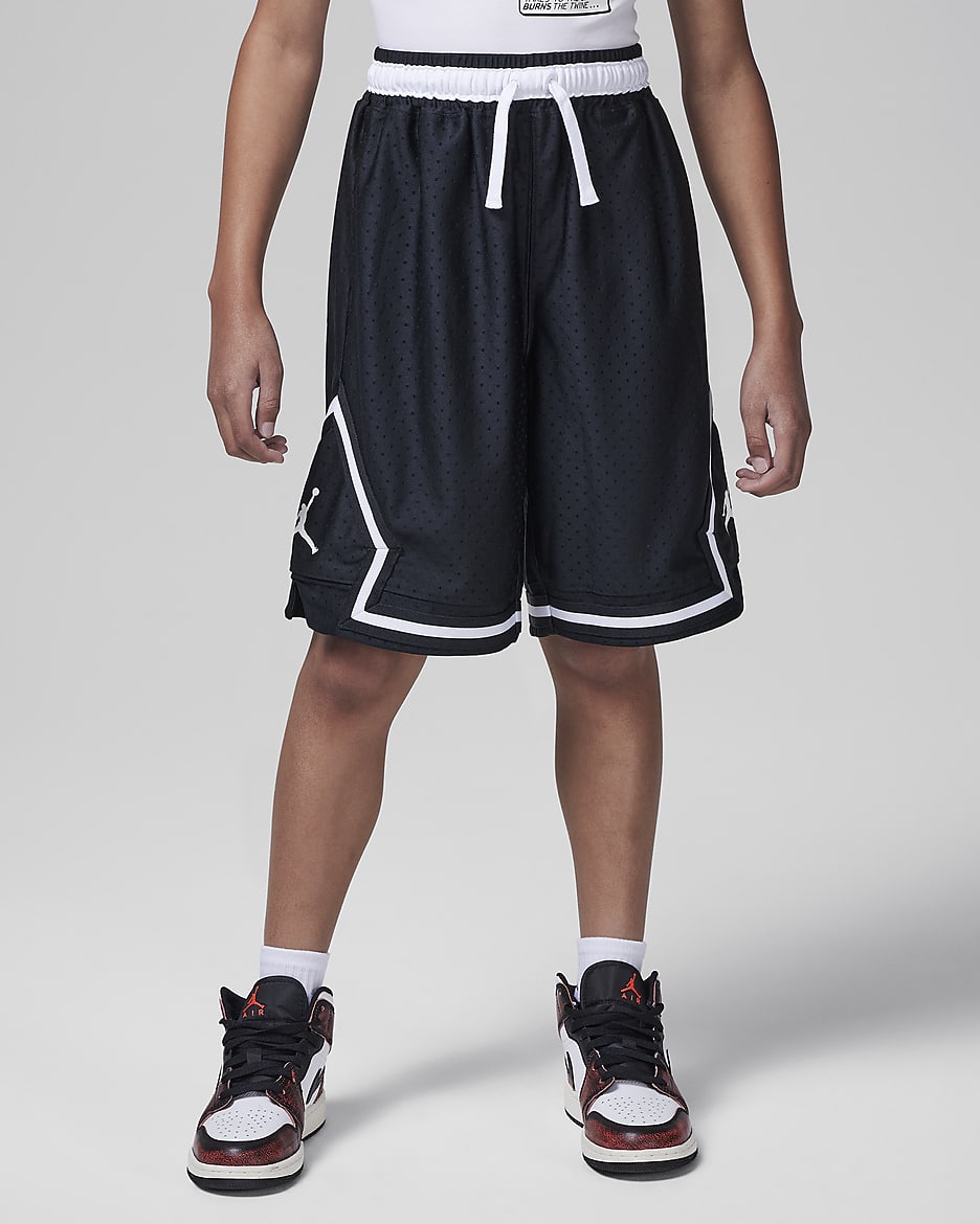 Shorts Diamond Dri-FIT para niño talla grande Jordan Sport - Negro
