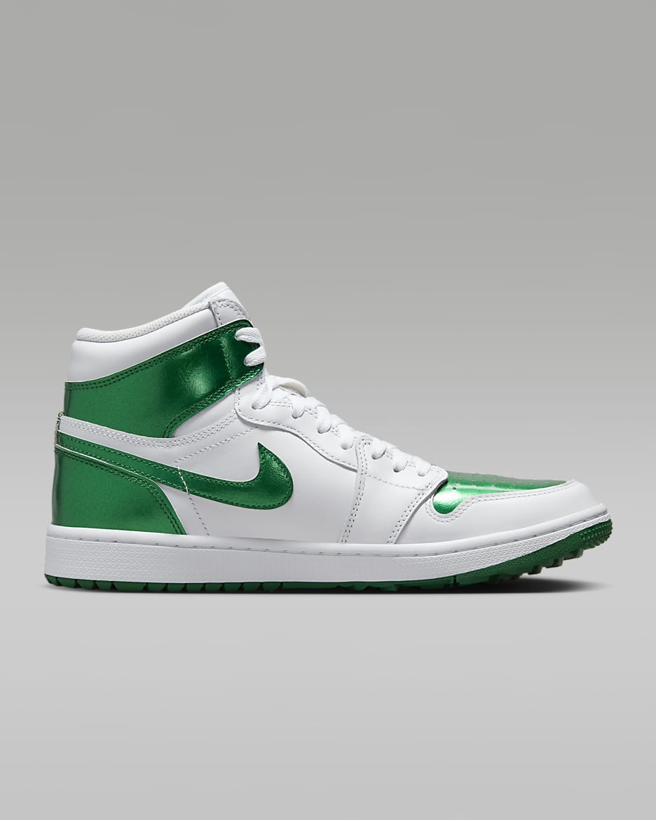 Tenis de golf para hombre Air Jordan I High G - Blanco/Verde pino