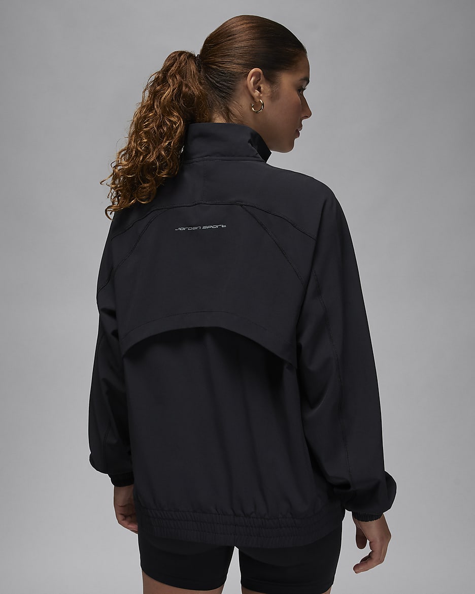 Veste tissée Dri-FIT Jordan Sport pour femme - Noir/Off Noir