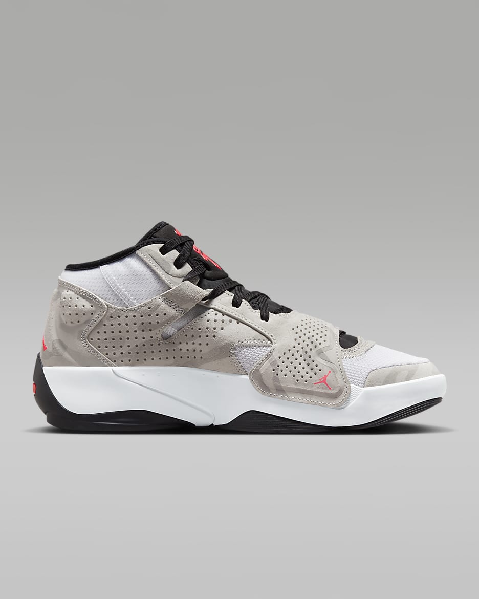 Zion 2 PF Basketball Shoes - White/Black/Photon Dust/Flash Crimson