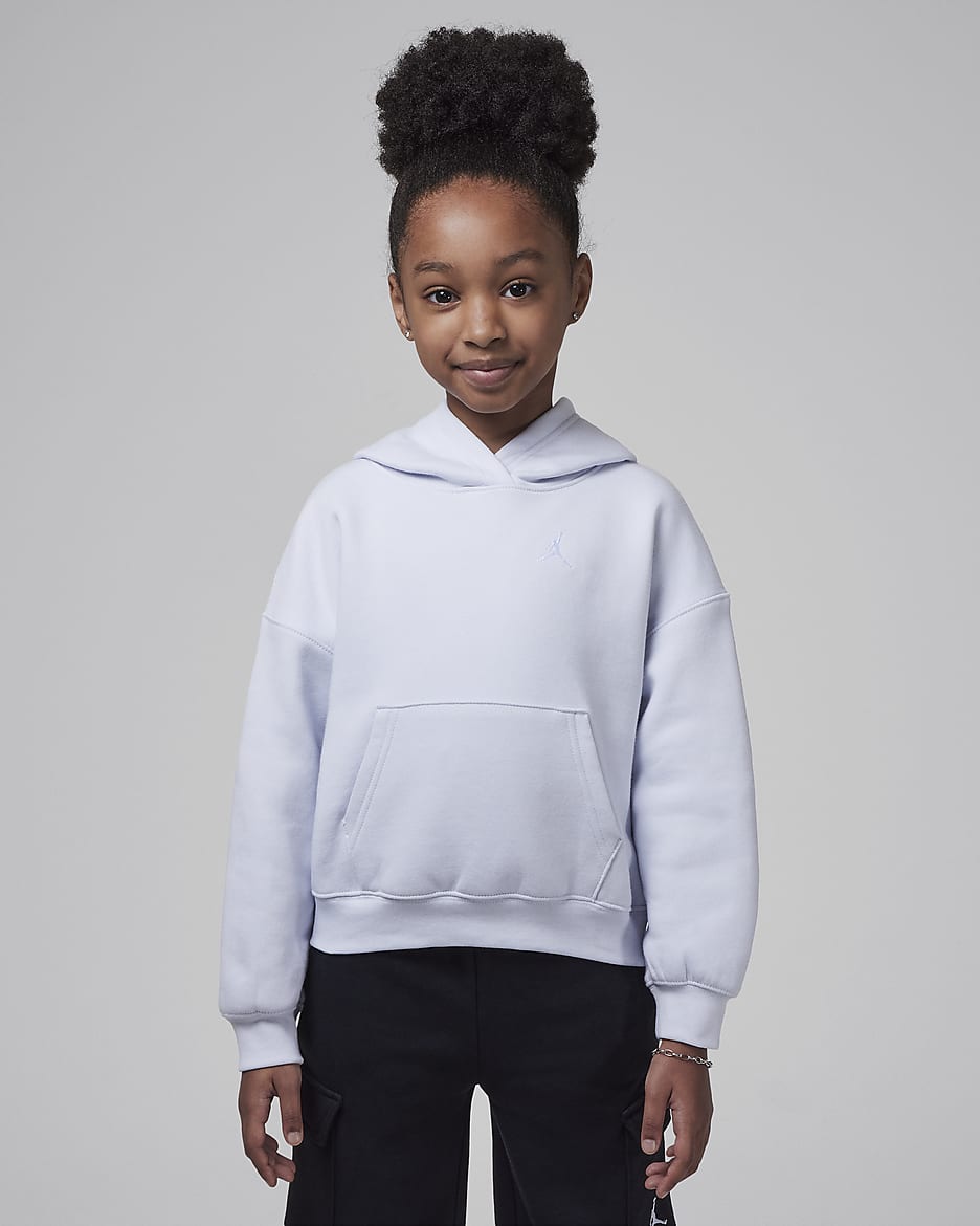 Sudadera con gorro sin cierre para niños talla pequeña Jordan Brooklyn Essentials - Gris fútbol