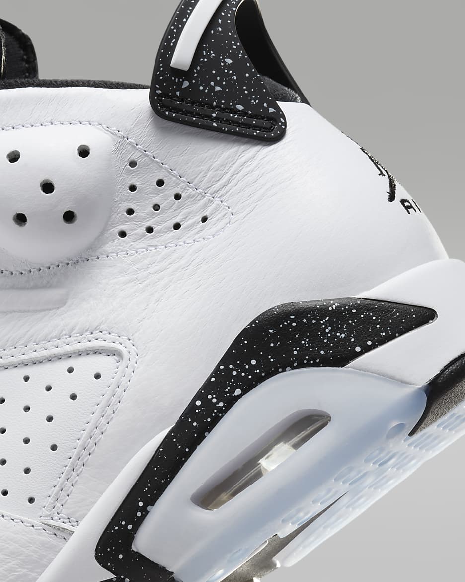 Air Jordan 6 Retro "White/Black" Men's Shoes - White/Black