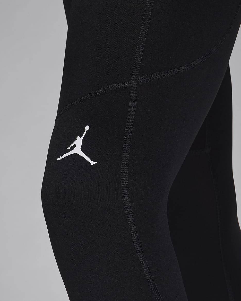 Jordan Sport Men's Dri-FIT 3/4-Length Tights - Black/White