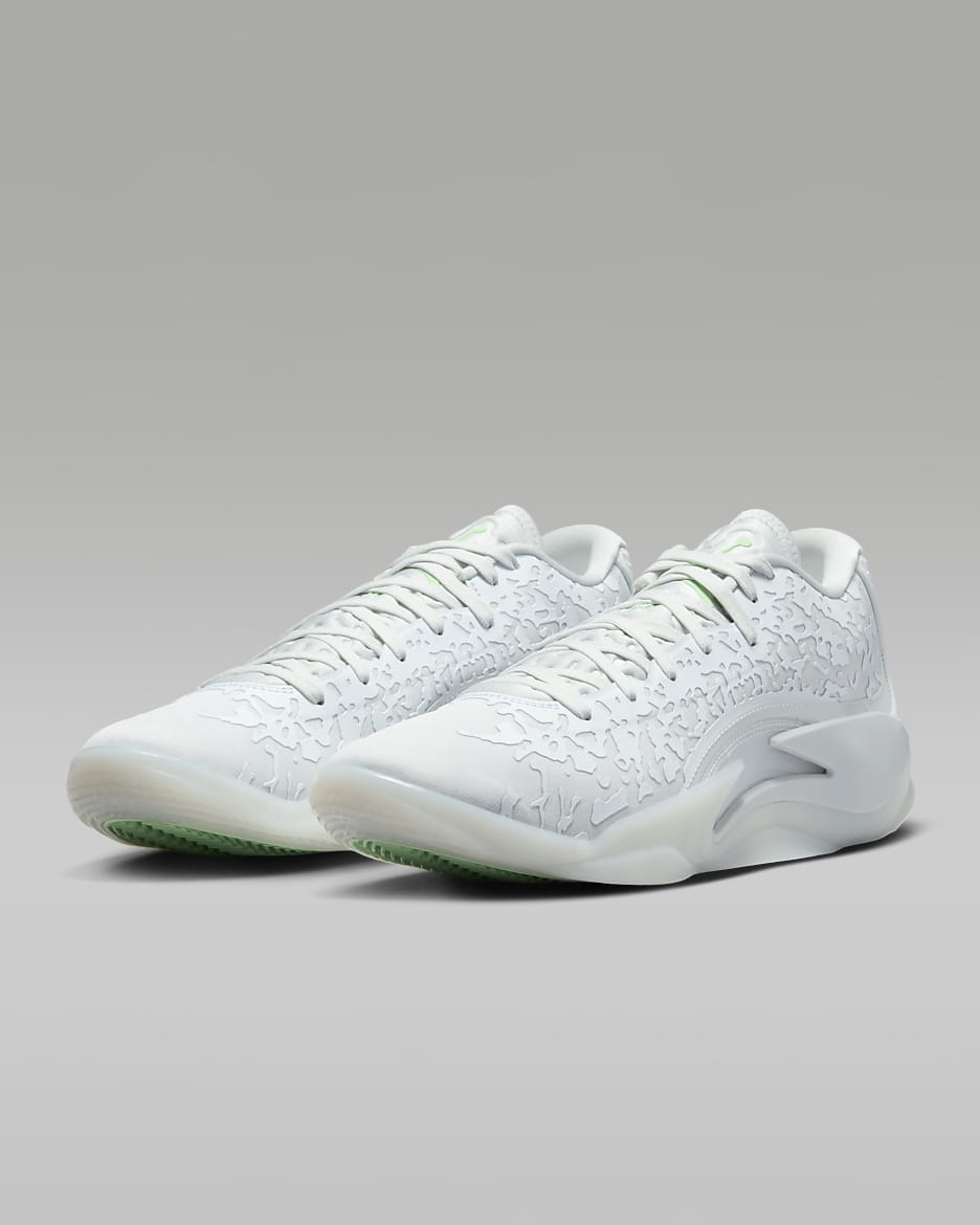 Zion 3 Basketball Shoes - White/Off White/Pink Foam/Vapor Green