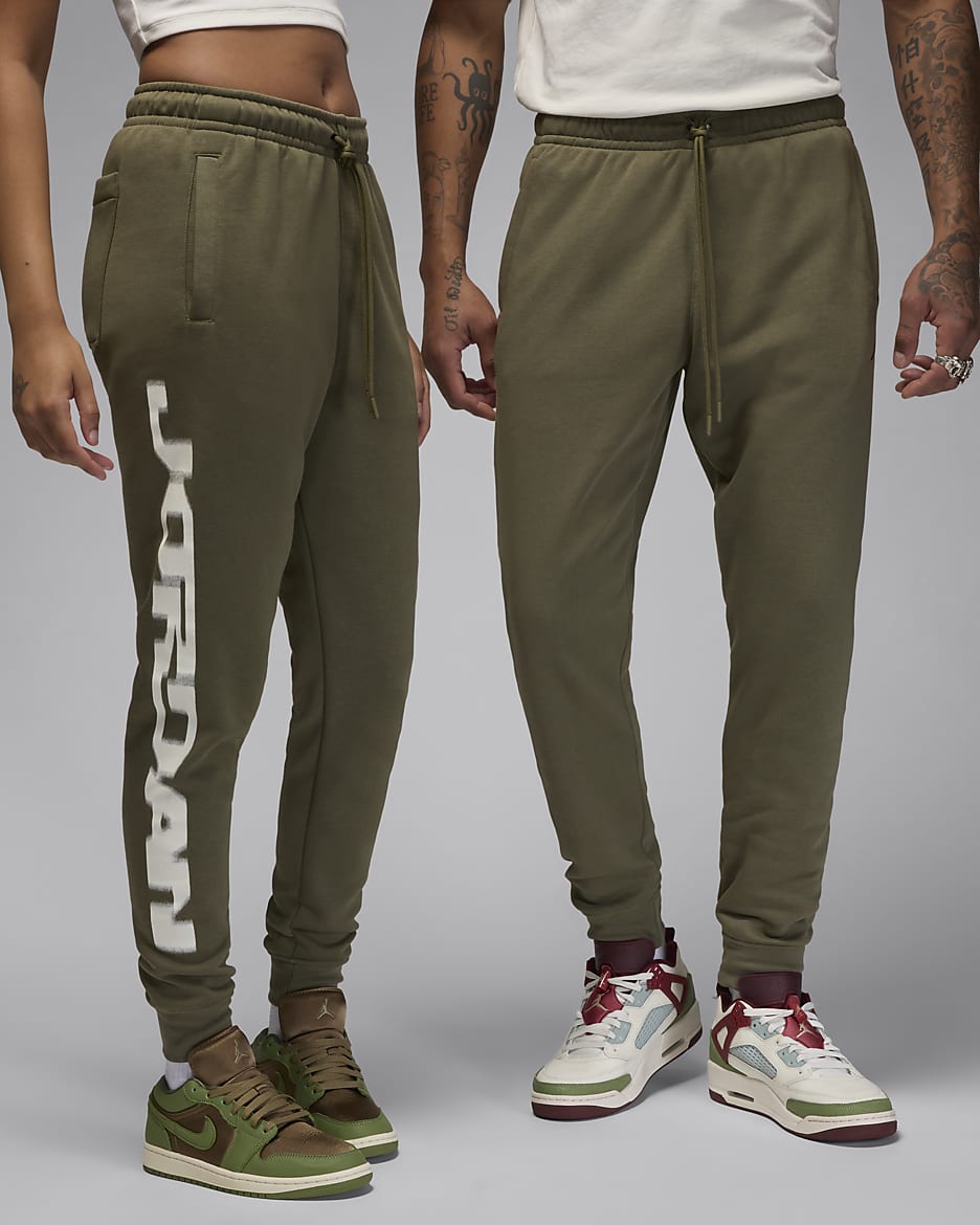 Jordan MVP Men's Fleece Pants - Medium Olive/Sail/Medium Olive