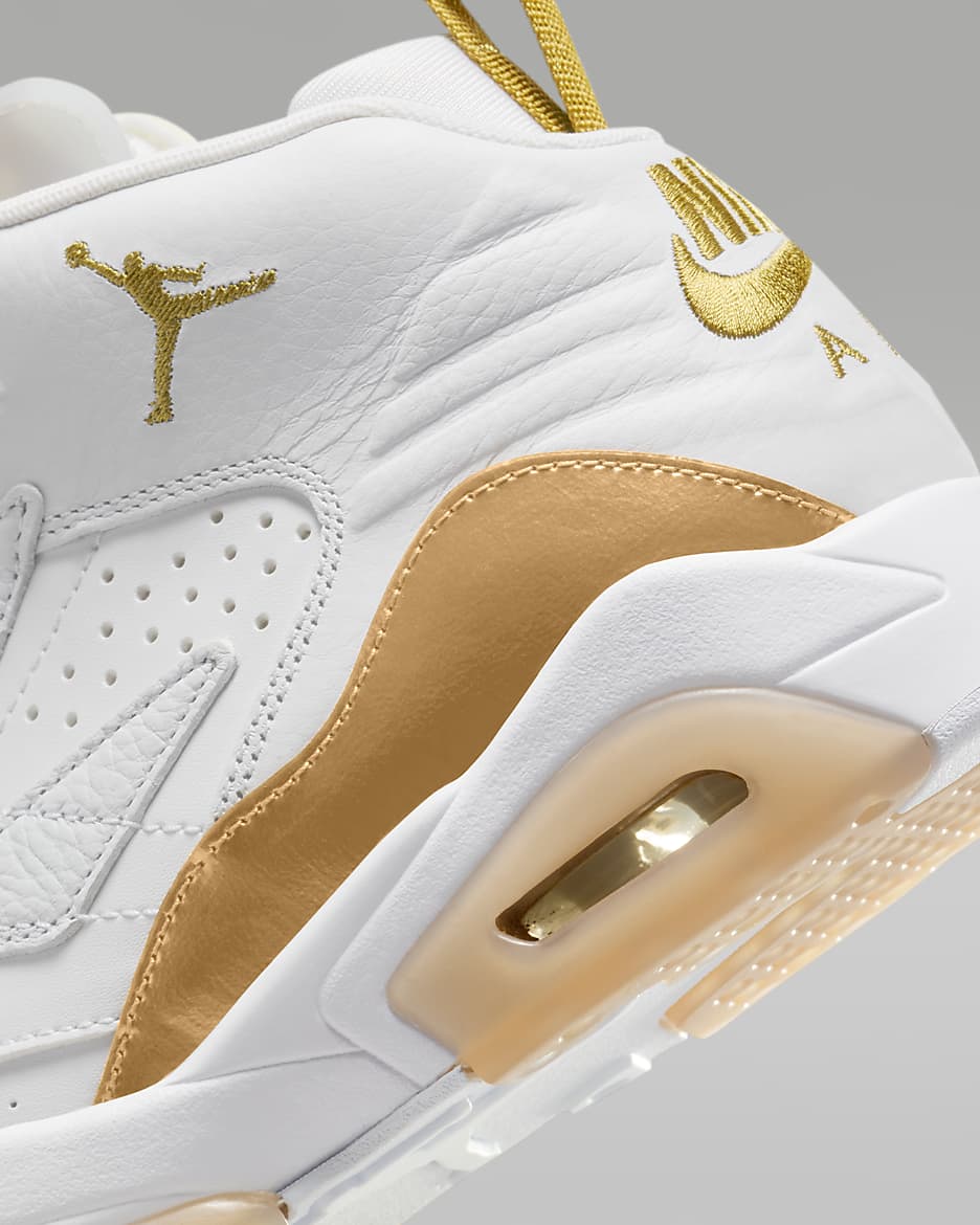 Jordan MVP Women's Shoes - White/Gum Light Brown/Metallic Gold