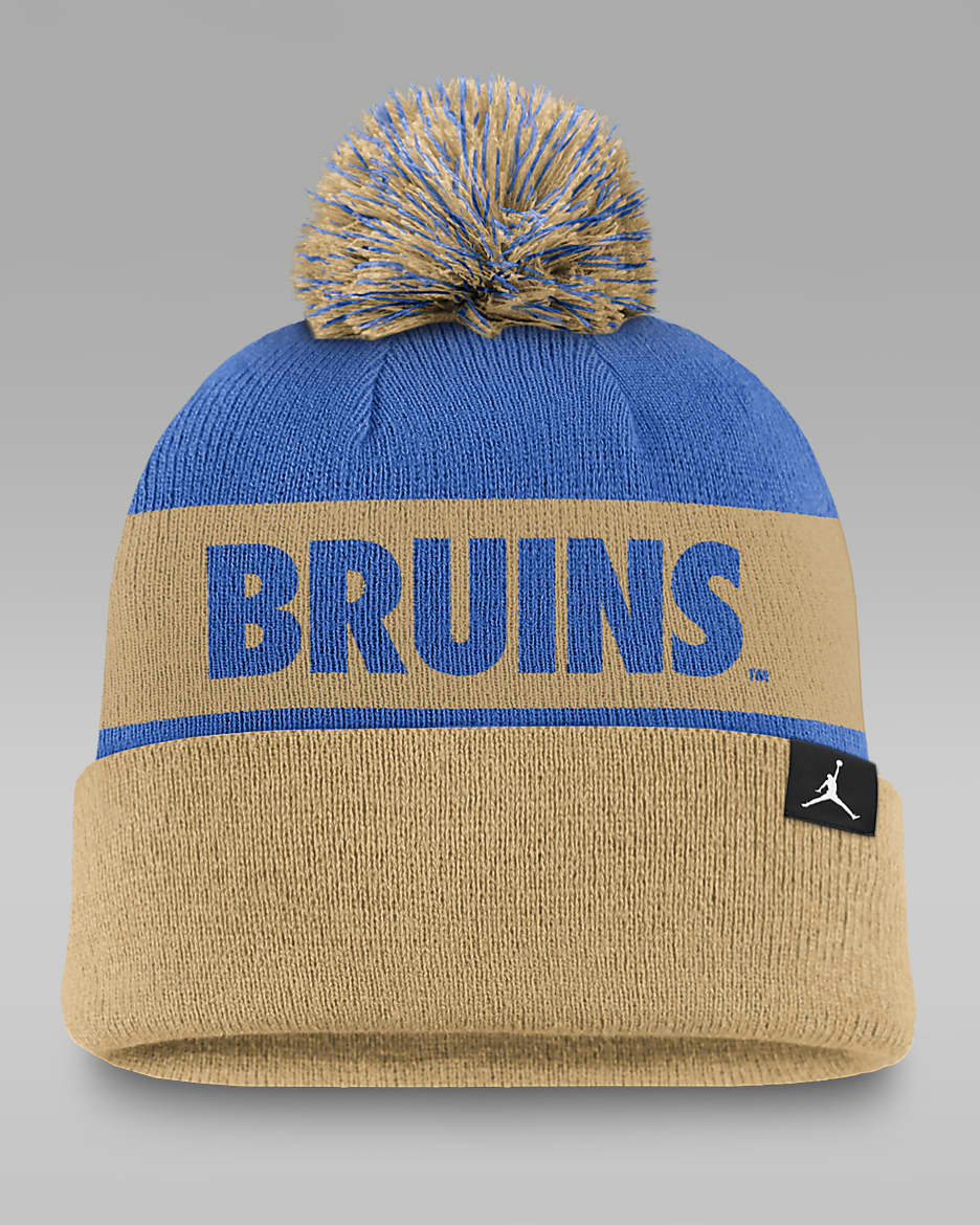 UCLA Bruins Primetime Peak Men's Nike College Cuffed Pom Beanie - Signal Blue