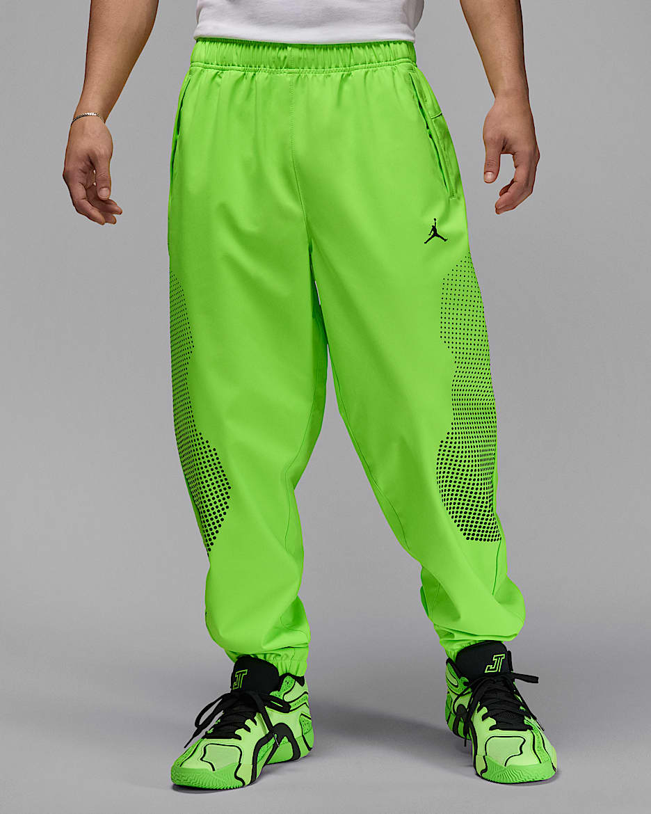 Pantaloni da riscaldamento Jordan Sport JAM – Uomo - Electric Green/Nero