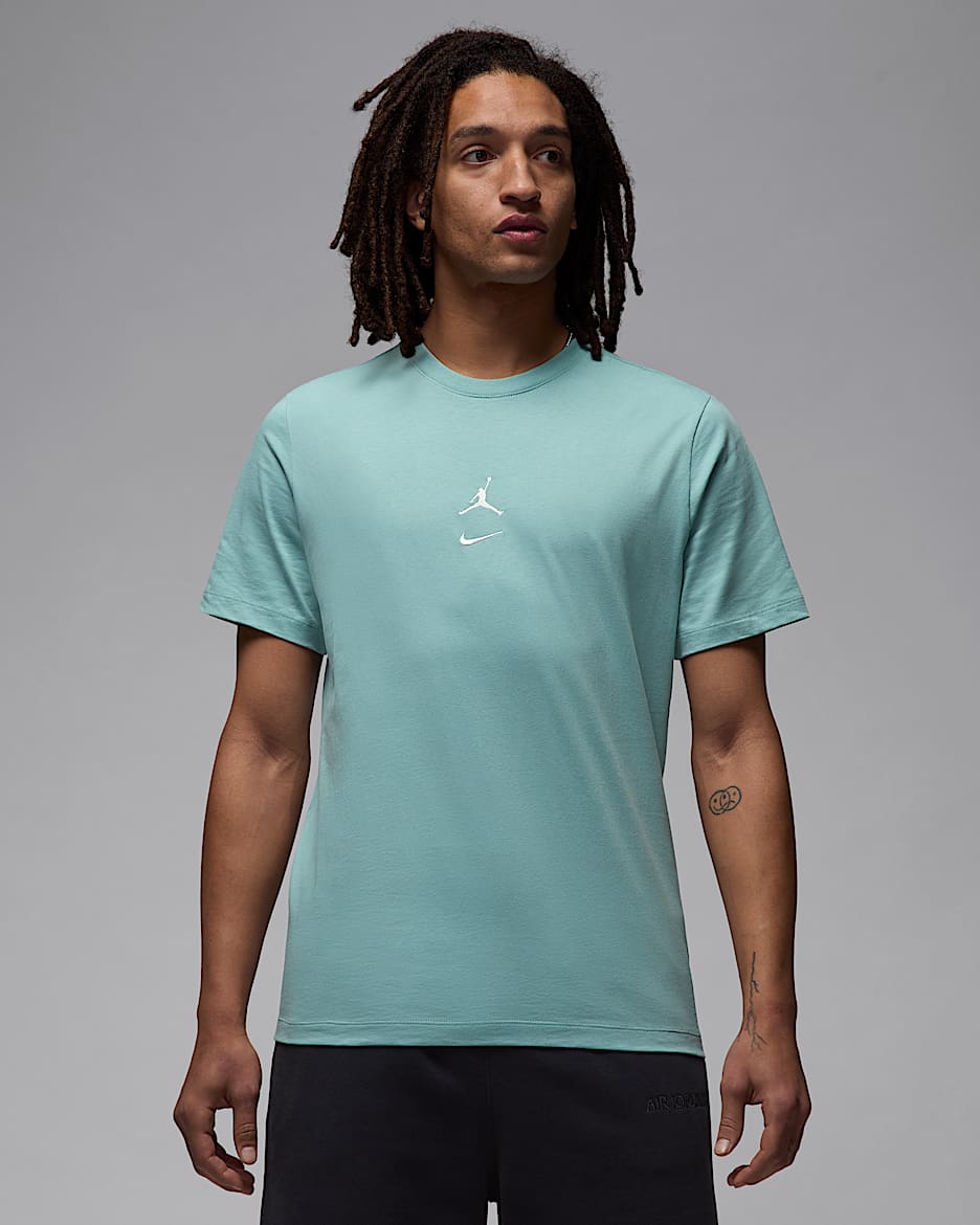 Jordan MVP Men's Jumpman T-Shirt - Mineral/Black/Sail