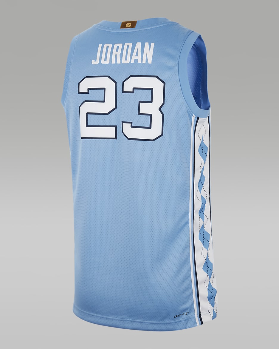 Męska limitowana koszulka do koszykówki Jordan College (UNC) - Valor Blue