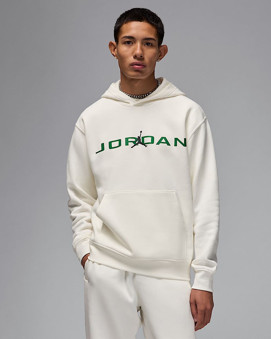 Jordan Essentials Fleece-Hoodie für Herren - Sail/Pine Green