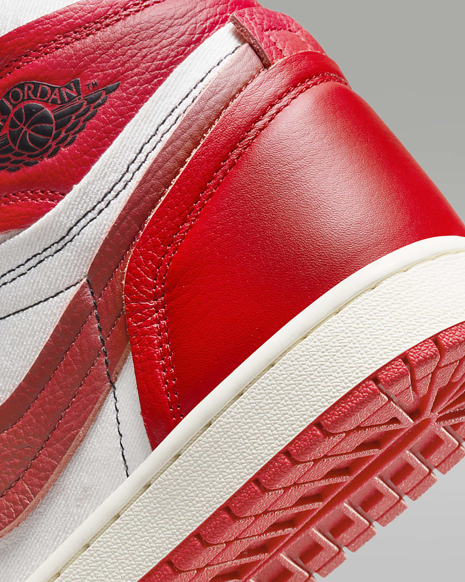 Air Jordan 1 高筒 Method of Make 女鞋 - Sport Red/黑色/Sail/Dune Red