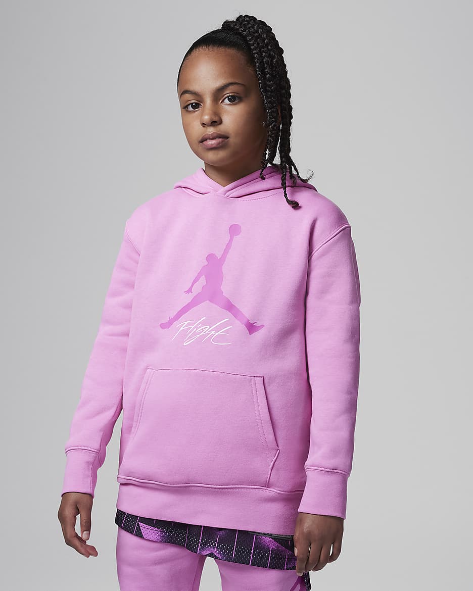 Pull Jumpman Baseline Jordan pour ado - Playful Pink