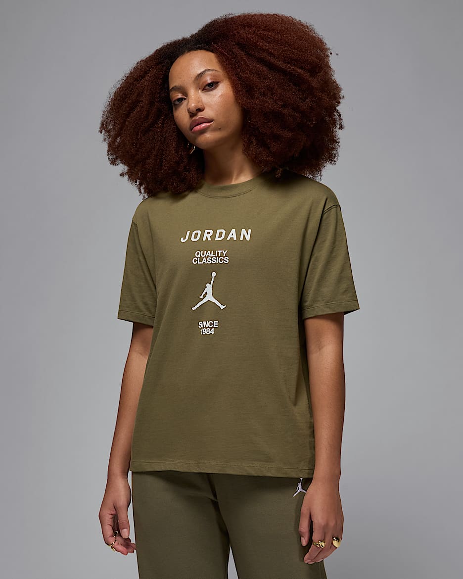 Playera de novia para mujer Jordan - Oliva medio