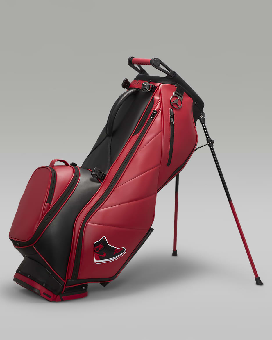 Jordan Fade Away Luxe 6-Way Golf Bag - Red/Black/Black