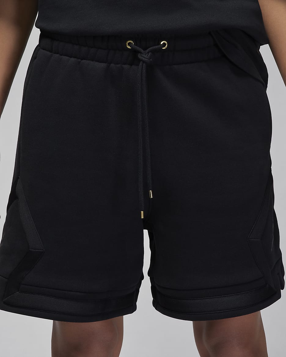 Jordan Flight Fleece Women's Diamond Shorts - Black