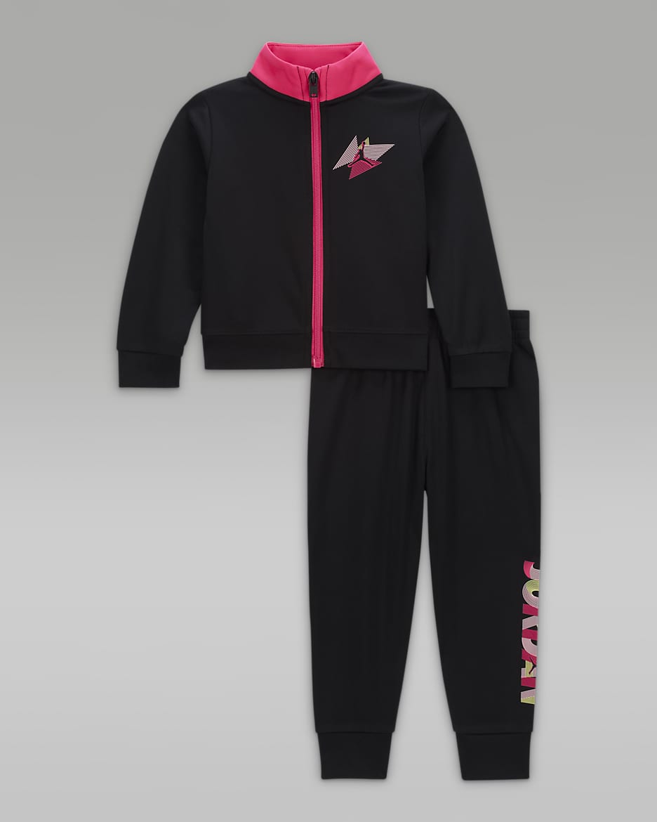 Jordan Fundamental Tricot Set Baby Tracksuit - Black