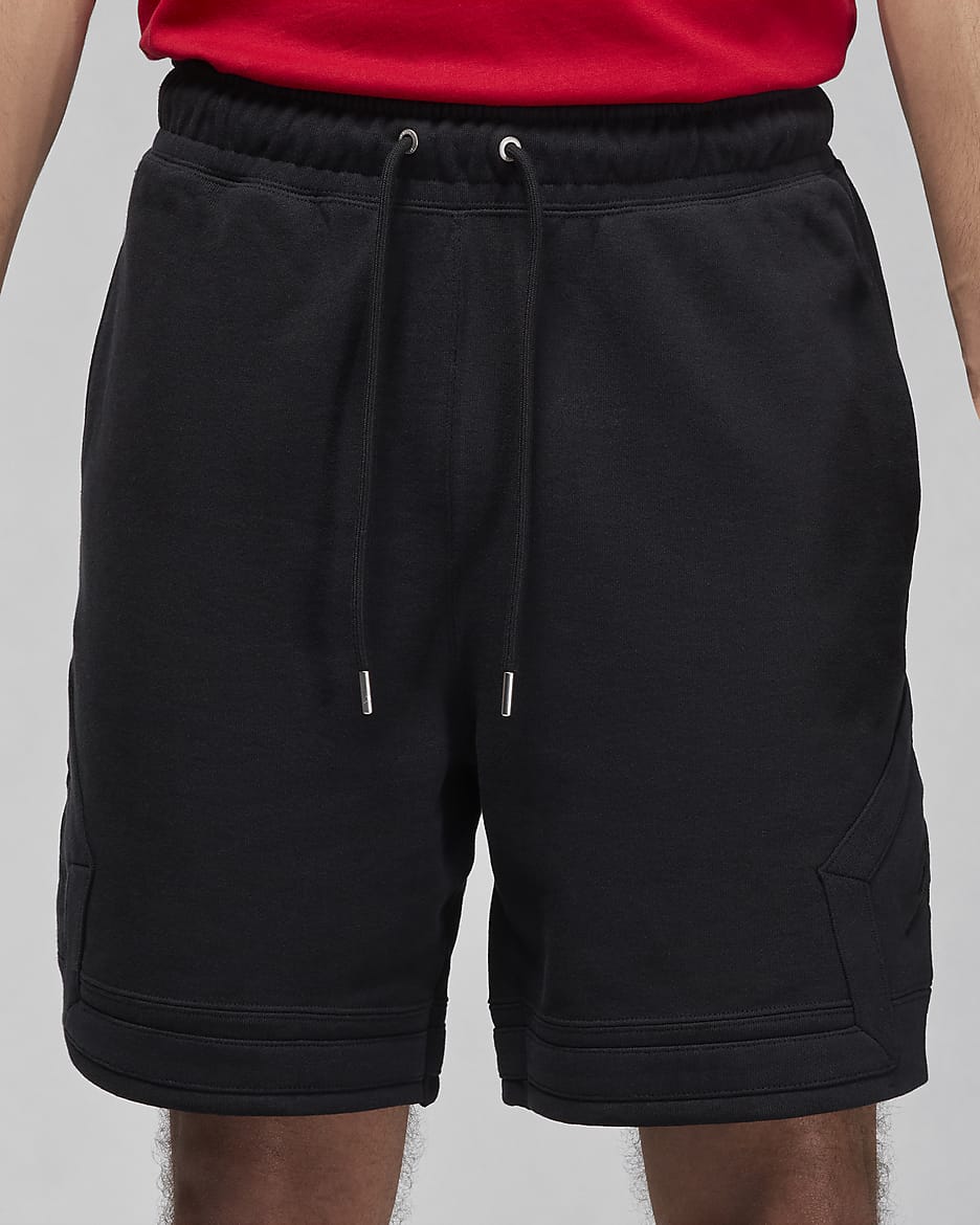 Jordan Flight Fleece Men's Diamond Shorts - Black