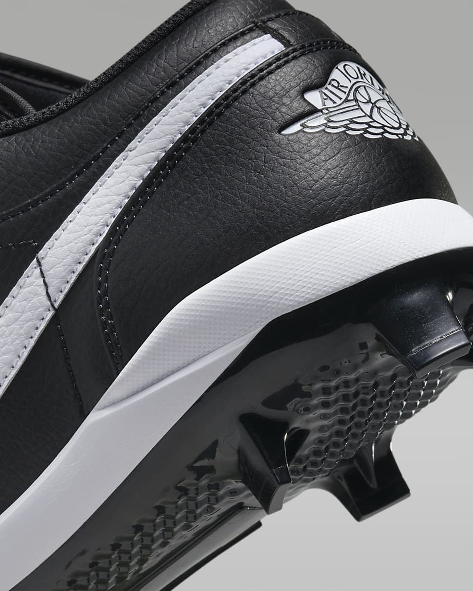 Jordan 1 Retro MCS Low Men's Baseball Cleats - Black/White