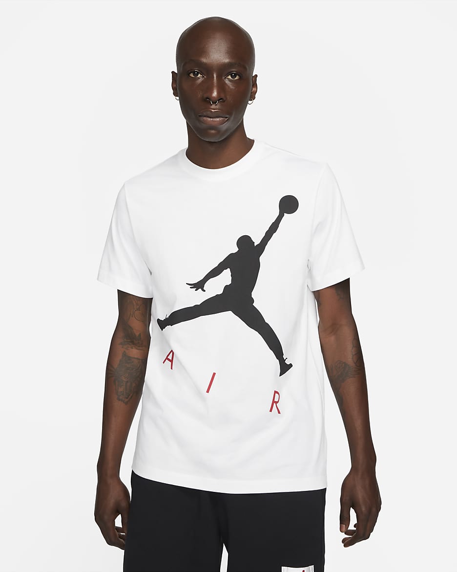 Jordan Jumpman Air Men's Short-Sleeve T-Shirt - White/Black