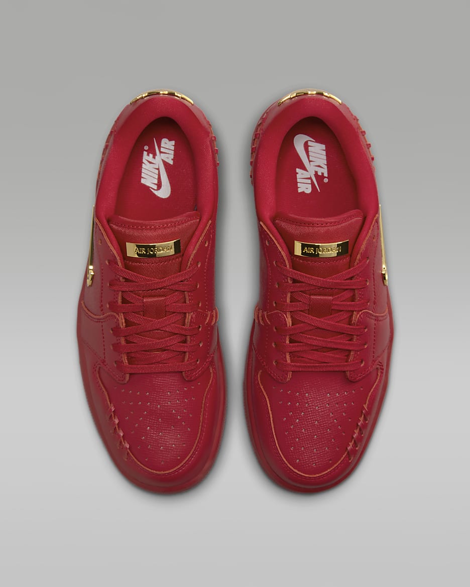 Γυναικεία παπούτσια Air Jordan 1 Low Method of Make - Gym Red/Metallic Gold