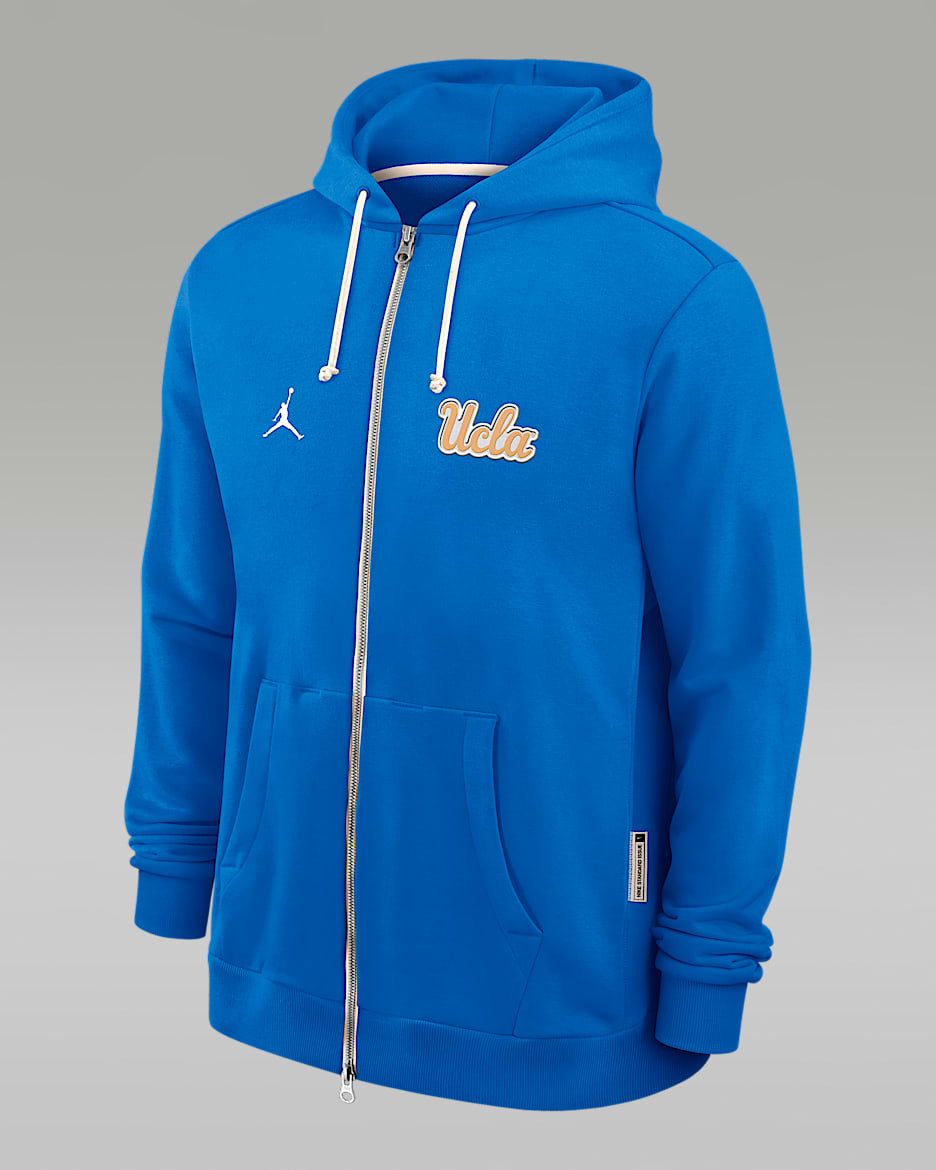 UCLA Sideline Men's Jordan Brand Dri-FIT College Full-Zip Hoodie - Blue