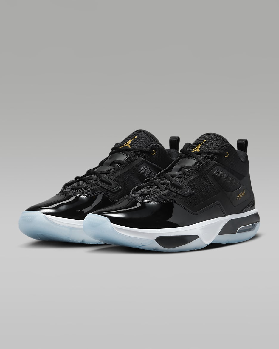 Jordan Stay Loyal 3 Men's Shoes - Black/White/Football Grey/Metallic Gold