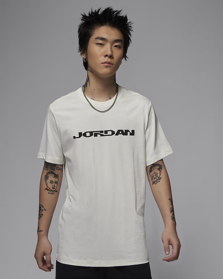Jordan MVP 男款 T 恤 - Sail/黑色