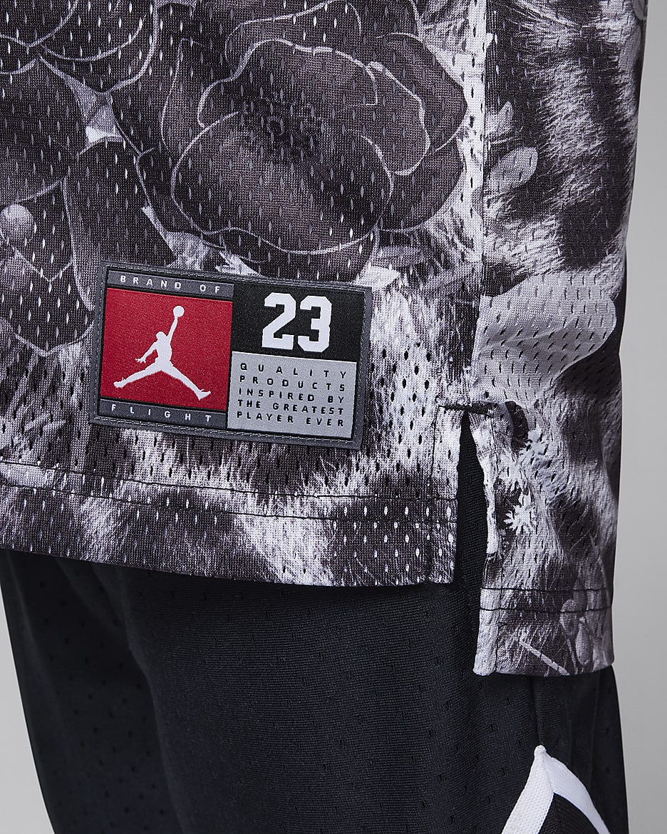 Jersey estampado para niños talla pequeña Jordan 23 - Negro/Gris humo