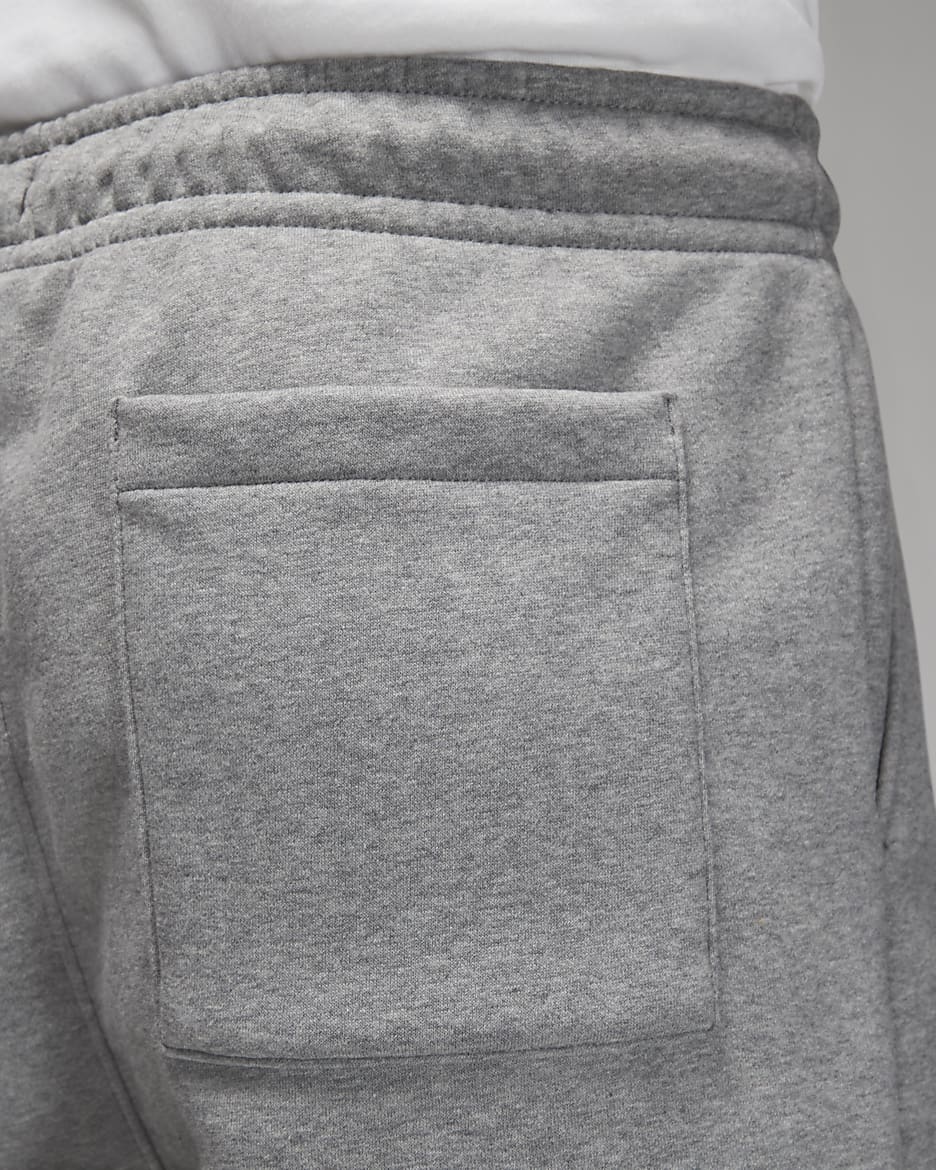 Shorts Jordan Brooklyn Fleece – Uomo - Carbon Heather/Bianco