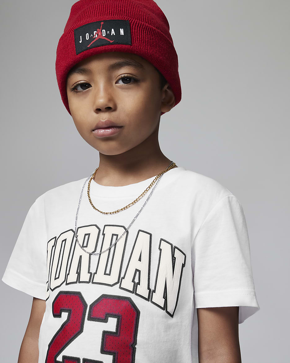 Jordan Little Kids' T-Shirt - White