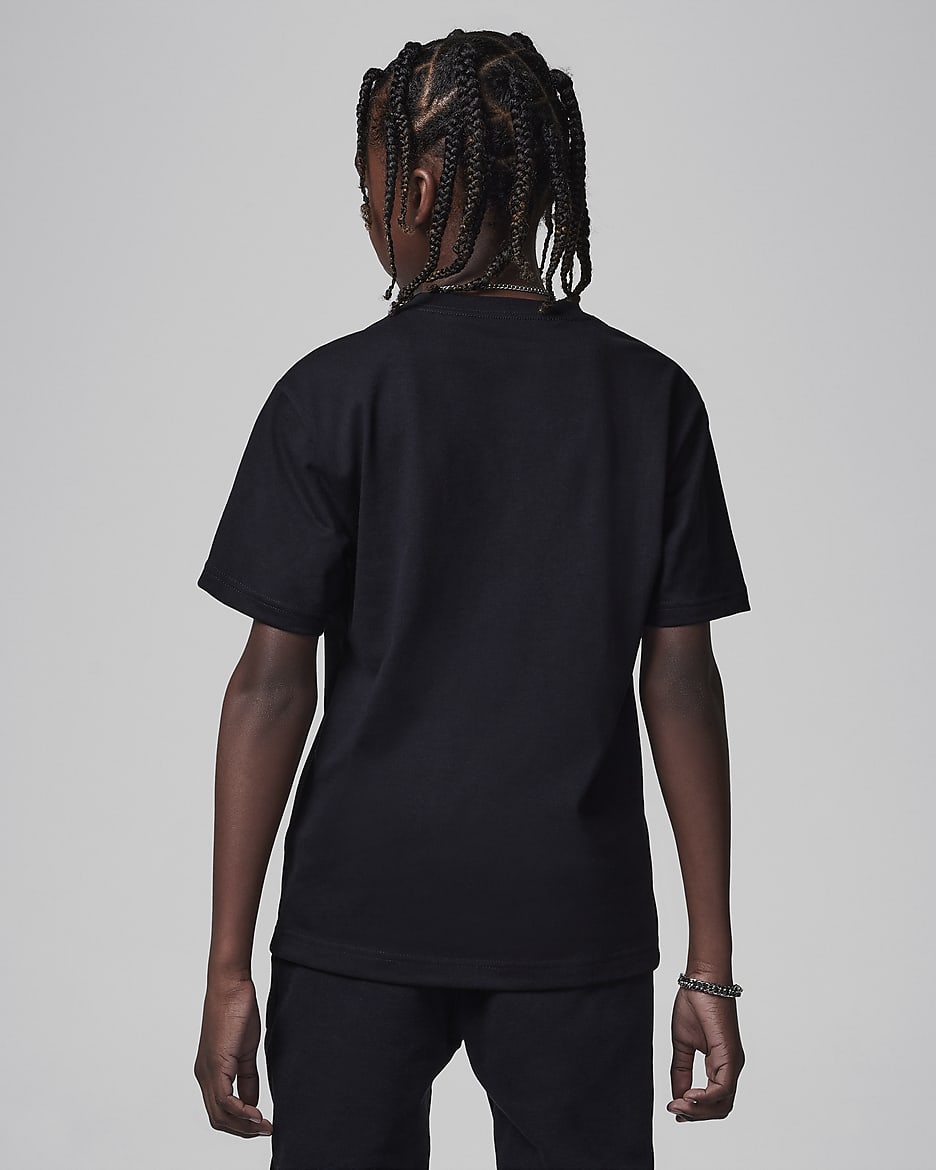 Jordan Camiseta con parche Ripped Flight - Niño/a - Negro