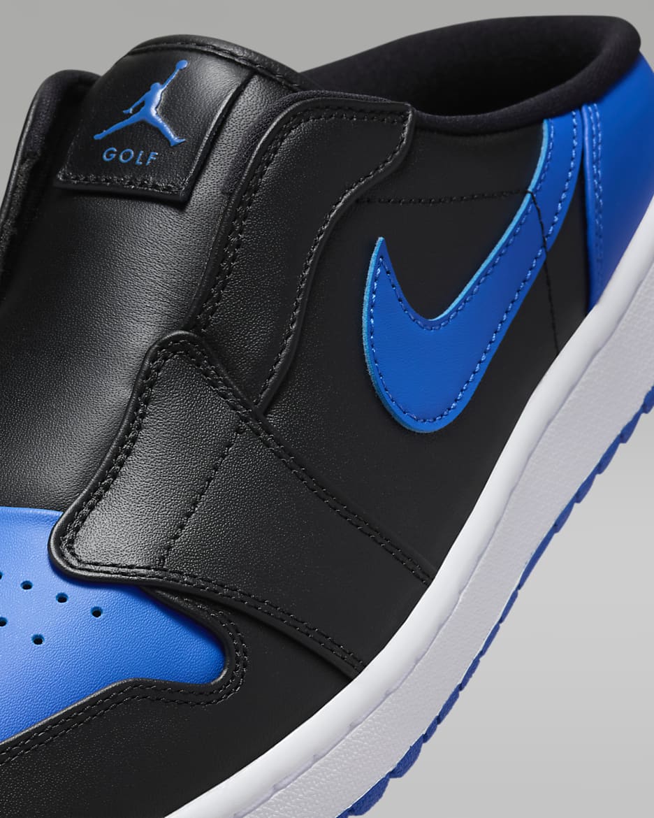 Air Jordan Mule Golf Shoes - Black/White/Royal