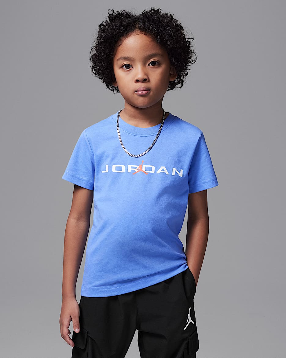 ジョーダン リトルキッズ エア ストレッチ Tシャツ - ロイヤルパルス