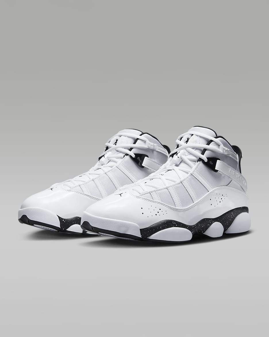 Tenis para hombre Jordan 6 Rings - Blanco/Blanco/Negro