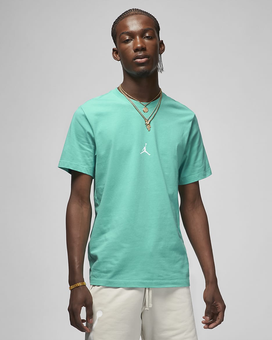 Jordan Essentials Flight 23 Herren-T-Shirt mit Grafik - Washed Teal/Citron Tint