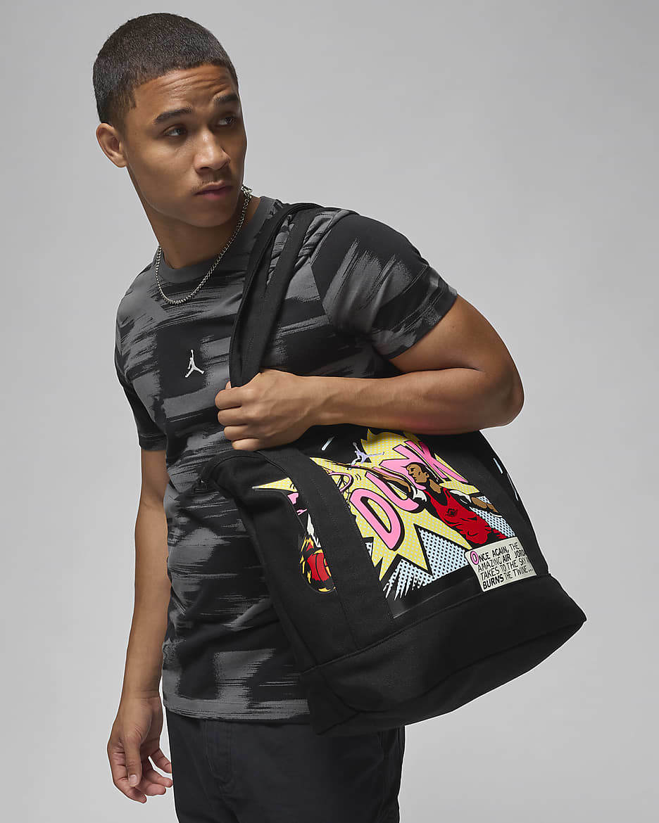 Bolso tipo tote (34 L) Jordan - Negro