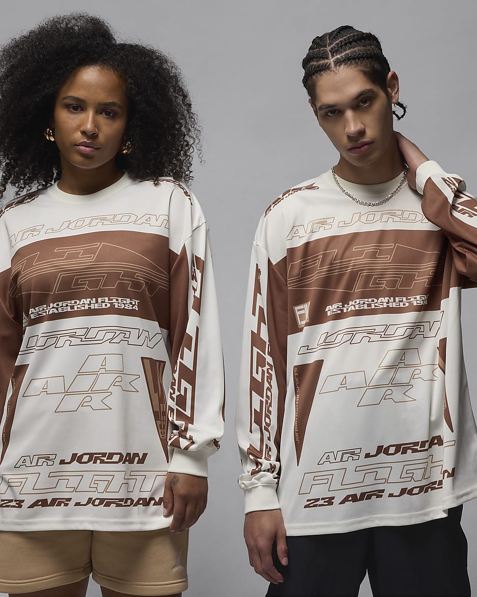 Jordan MVP Longsleeve mit Print für Herren - Sail/Archaeo Brown/Sail