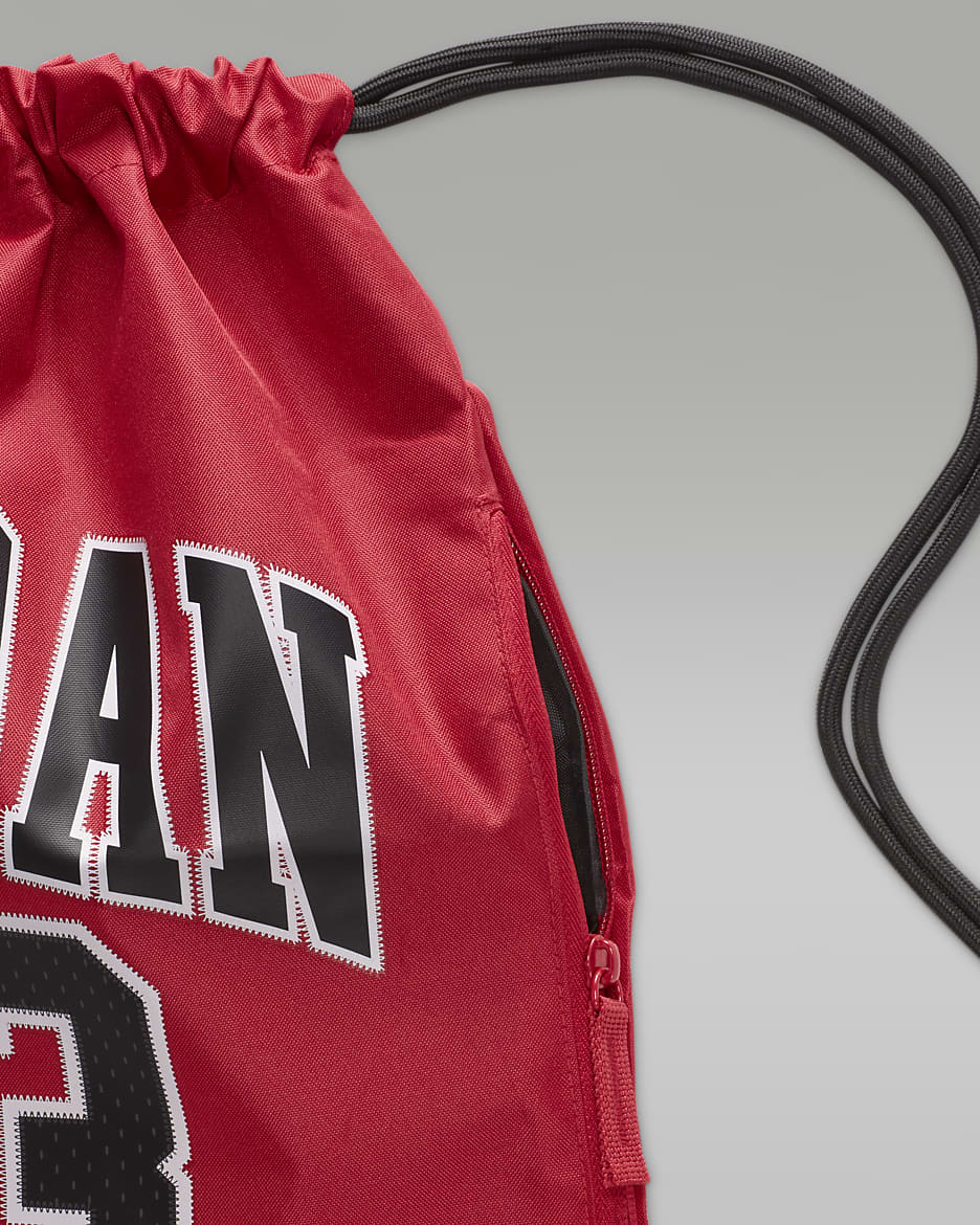 Jordan Jersey Gym Sack (8.25L) - Gym Red