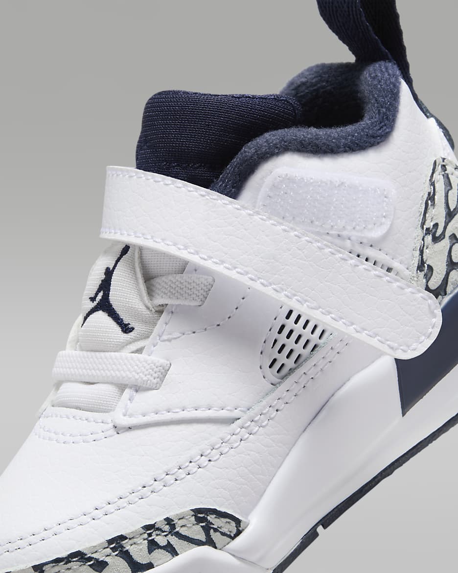 Jordan Spizike Low Baby/Toddler Shoes - White/Pure Platinum/Obsidian