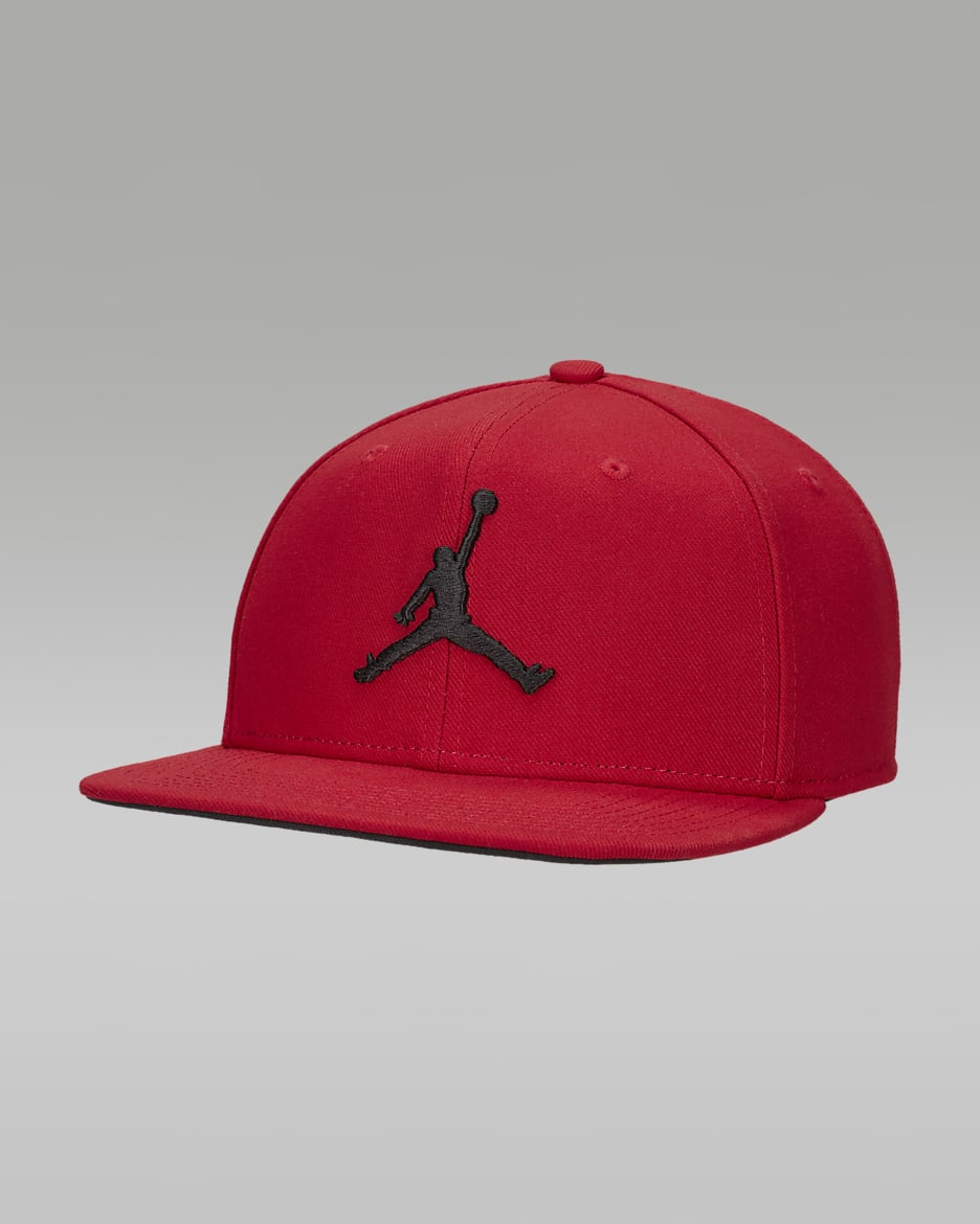 Jordan Pro Cap Adjustable Hat - Gym Red/Black/Black