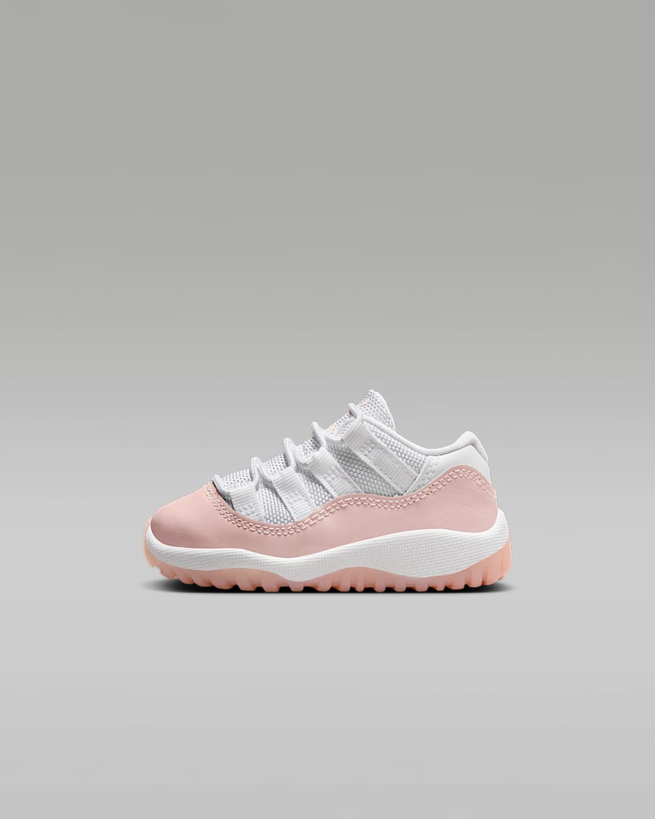 Jordan 11 Retro Low "Legend Pink" Baby/Toddler Shoes - White/Legend Pink