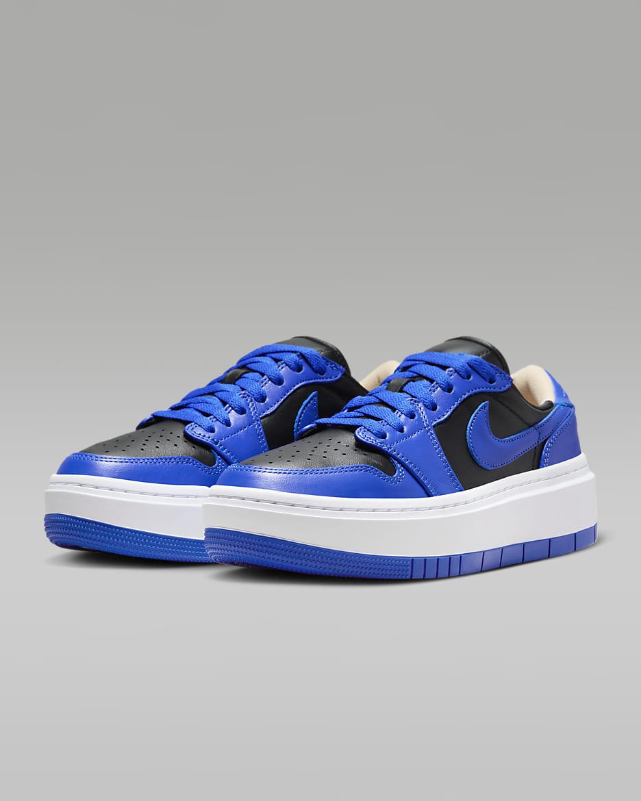 Tenis Air Jordan 1 Elevate Low - Negro/Blanco/Hiperroyal