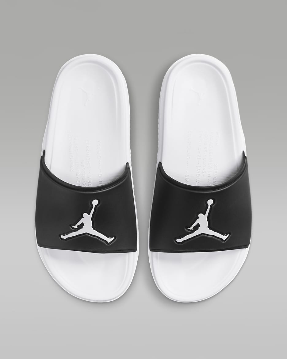 Ciabatta Jordan Jumpman – Uomo - Nero/Bianco/Bianco