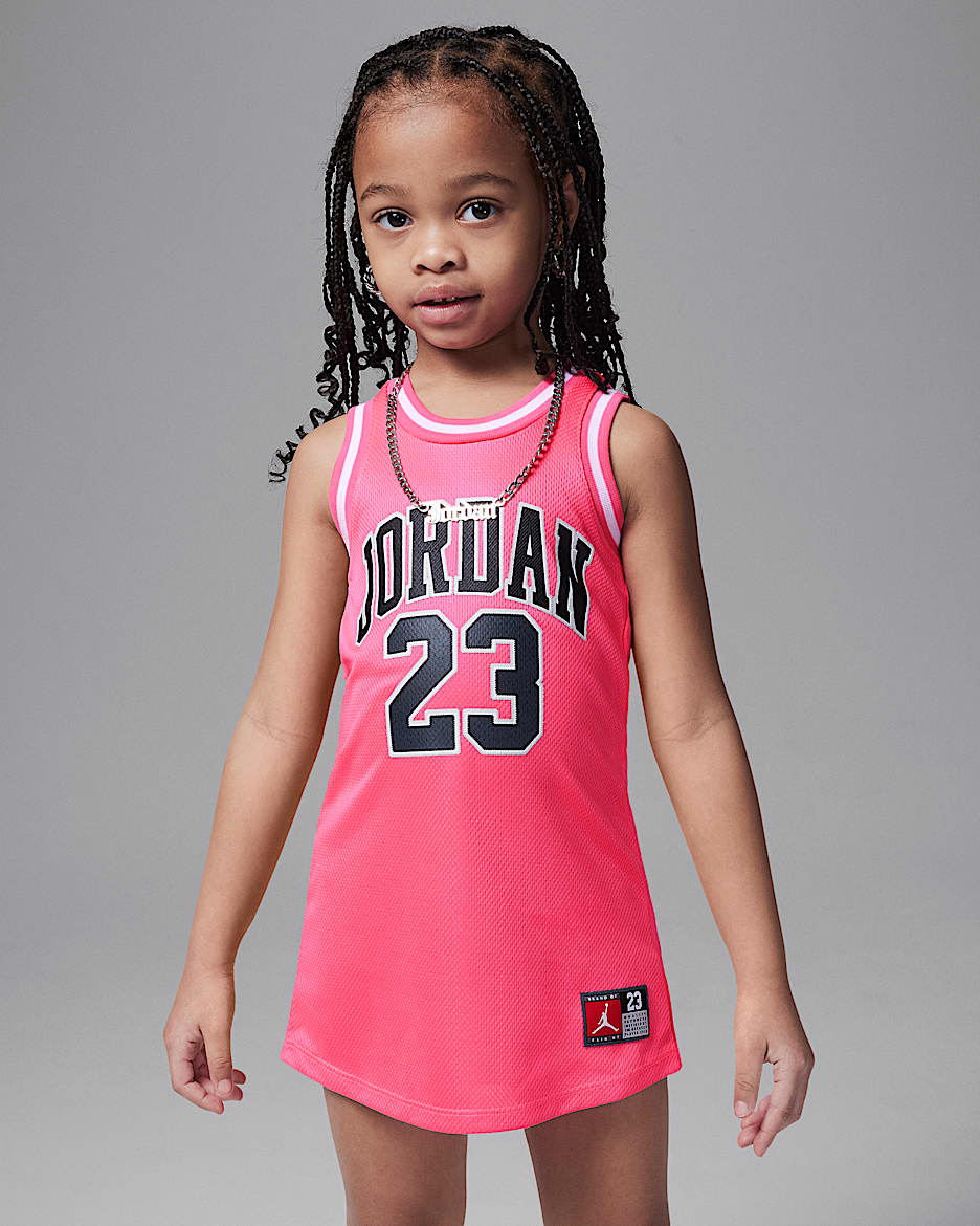 Jordan Toddler 23 Jersey Dress - Hyper Pink