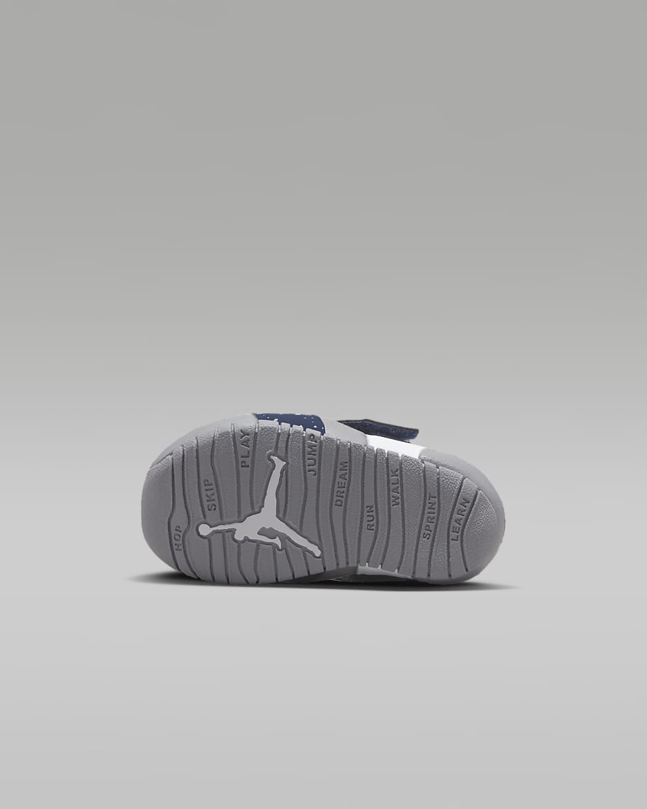 Jordan Flare Schoen voor baby's/peuters - Midnight Navy/Wit/Cement Grey