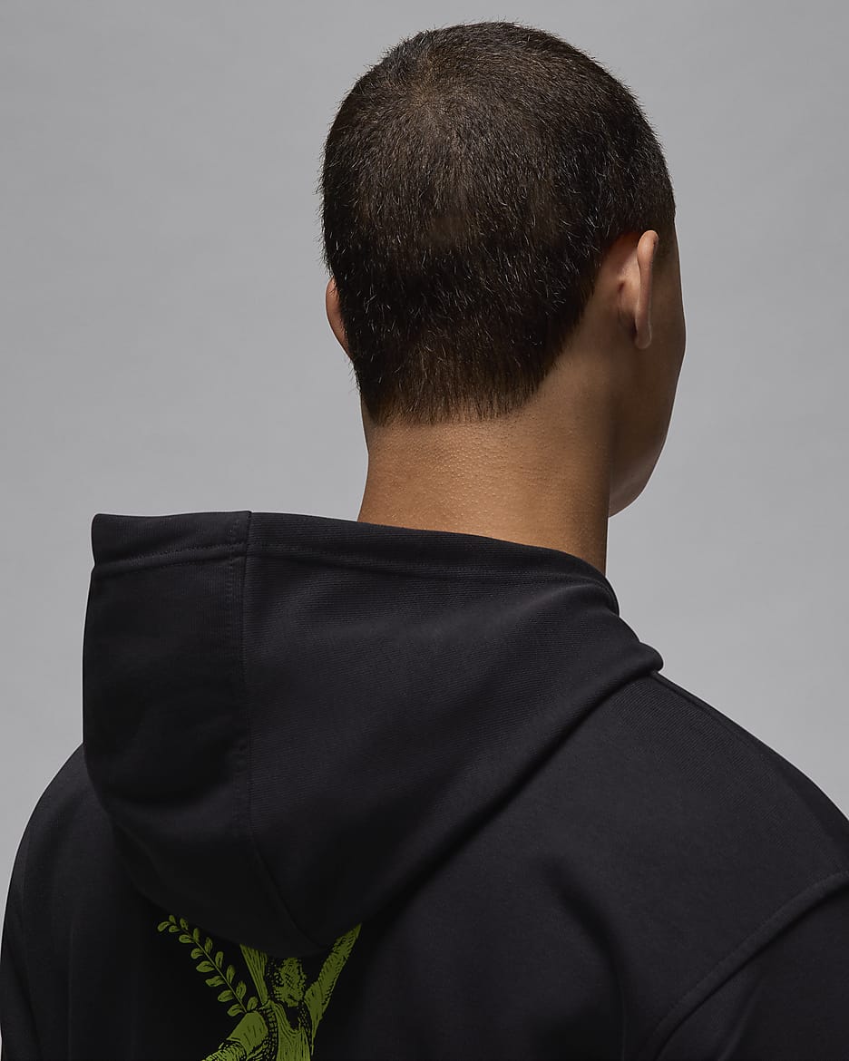 Jordan Sport 男款 Dri-FIT Fleece 套頭連帽上衣 - 黑色