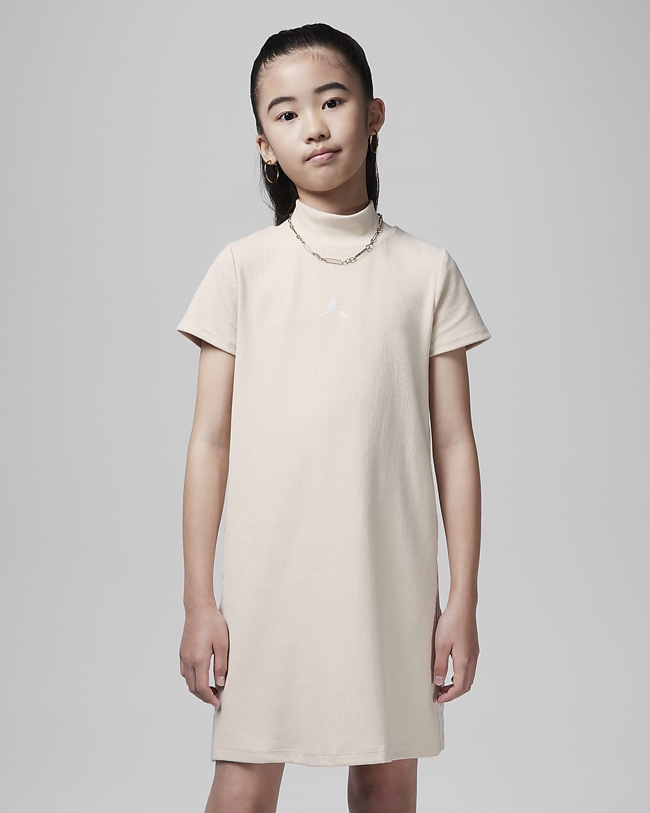 Jordan Big Kids' Jumpman Ribbed Taping Dress - Legend Light Brown
